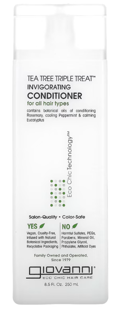 Best Hair Conditioner Scalp Health Tea Tree Strengthening Giovanni 250ml