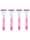 Twin Blade Razor Disposable Women's Smooth Shave gellys 4 Pack