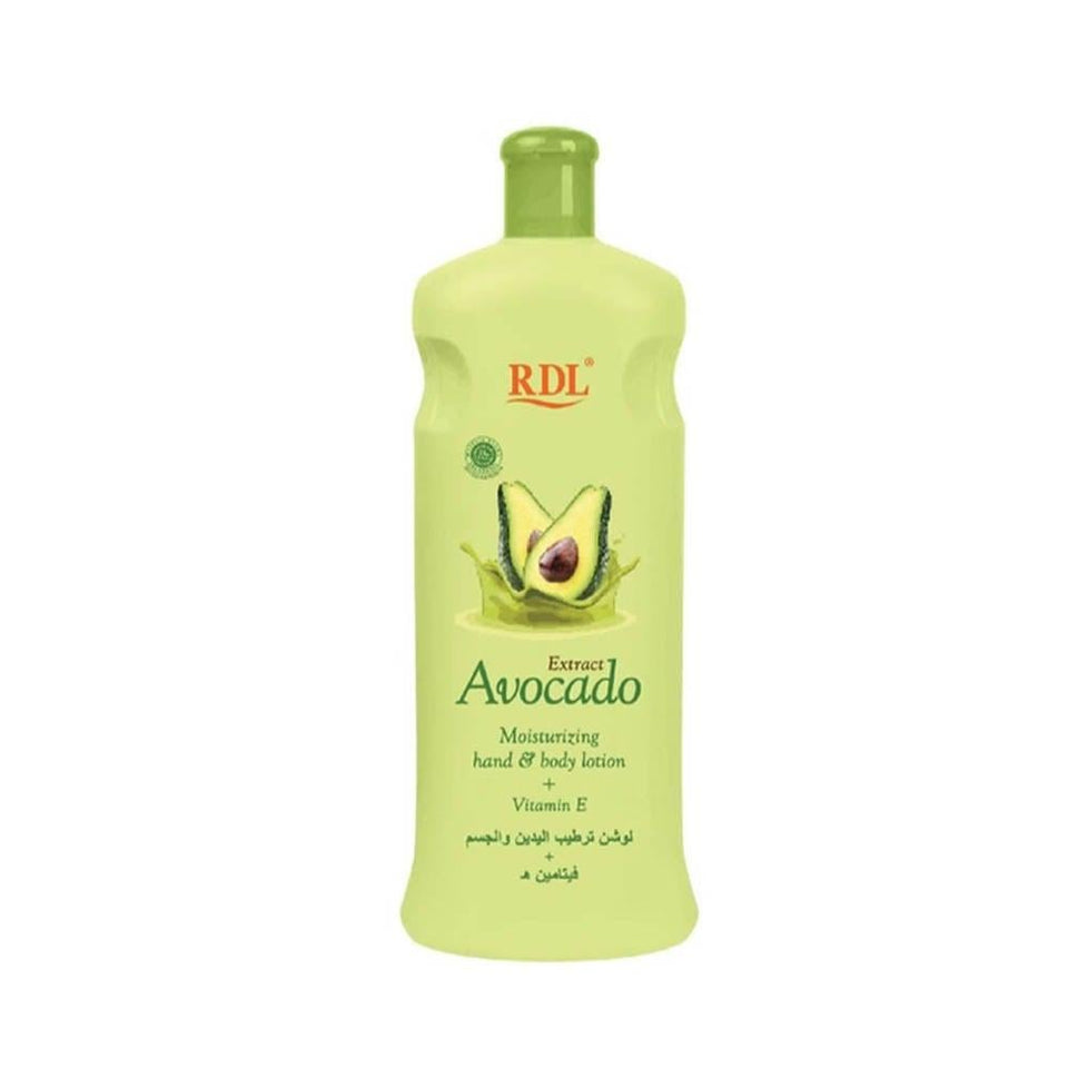 RDL Moisturizing Lotion Avocado Extract for Dry Skin Hands & Body 600ml
