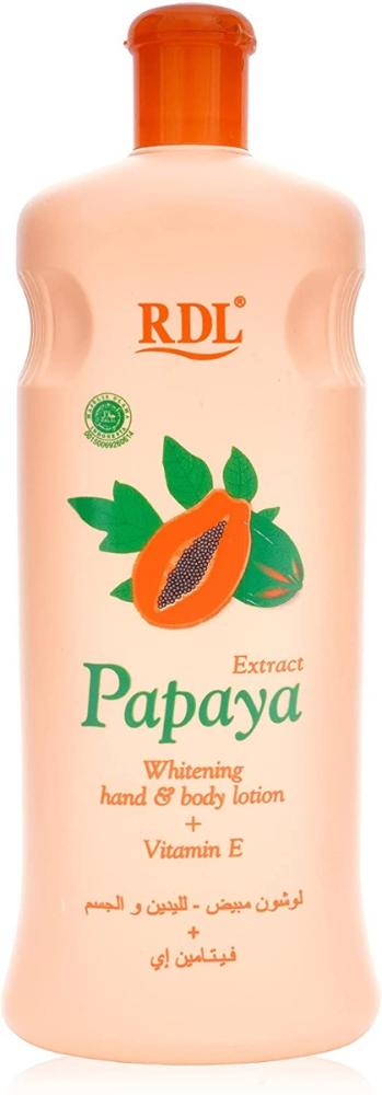 RDL Papaya Hand and Body Lotion with Vitamin E 600ml