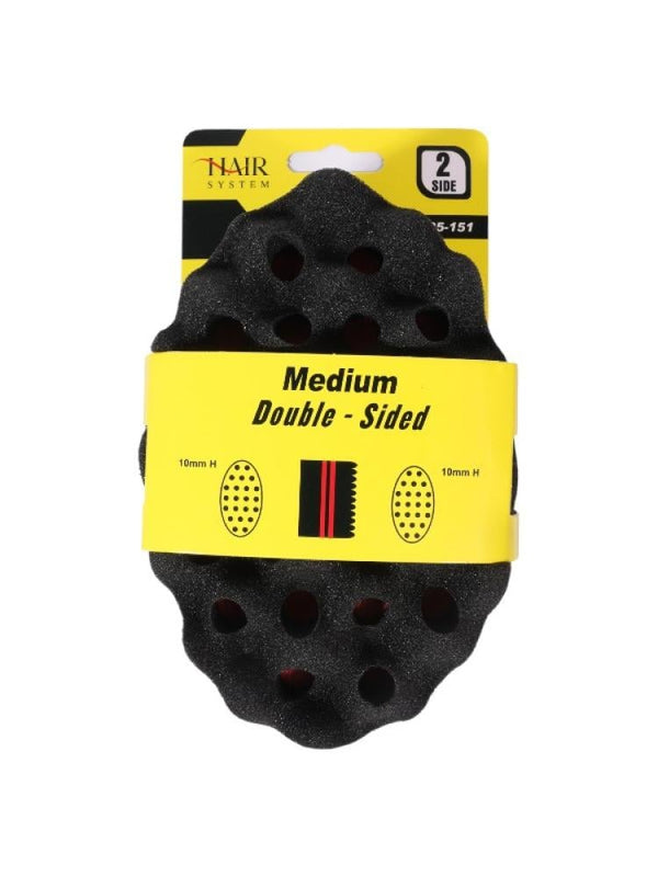 Hair System Curly Hair Sponge BK25-151 - Double-Sided