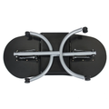 Salon System Portable Manicure Table with Arm Rest & Drawer - Black
