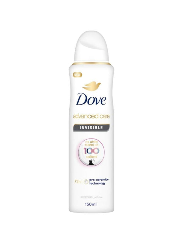 Dove Invisible Dry Deodorant Spray Antiperspirant 150ml