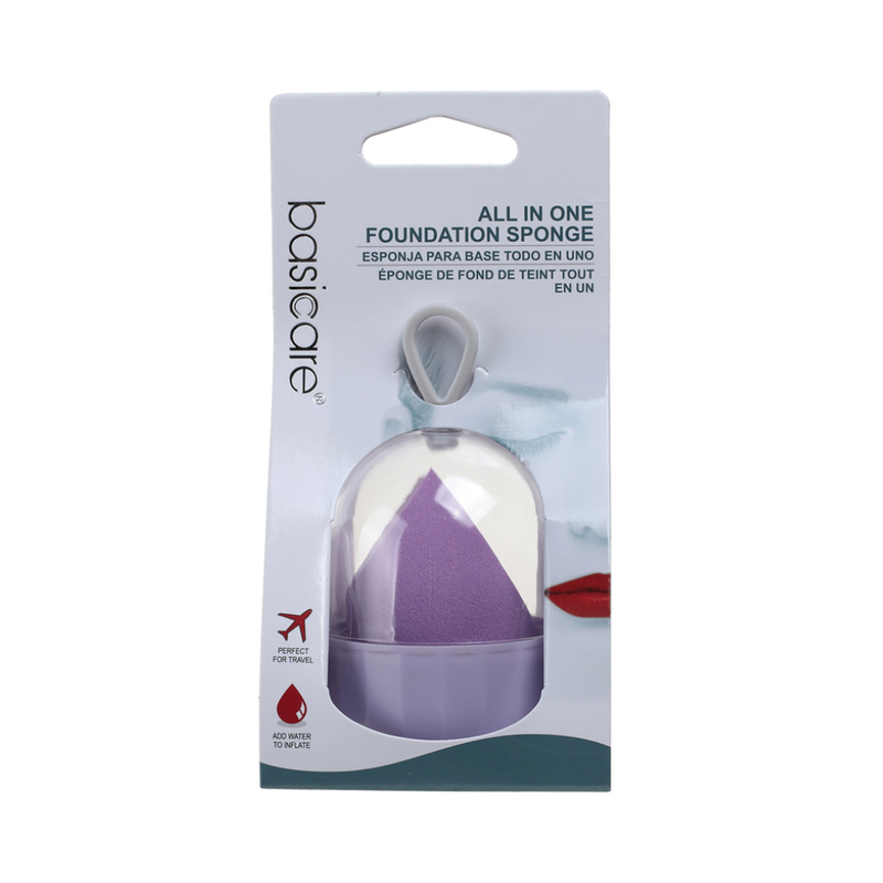 Basic Care Foundation Sponge 8009 Makeup Blender Wet or Dry