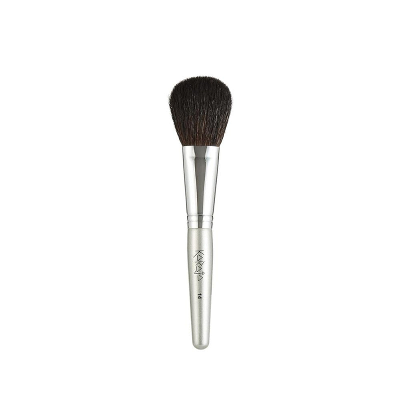 Karaja Dual-Purpose Blush and Powder Makeup Brush with Soft Bristles