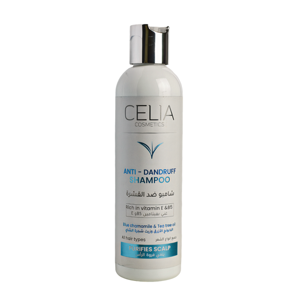 Buy Anti Dandruff Shampoo Blue Chamomile Tea Tree CELIA 350ml