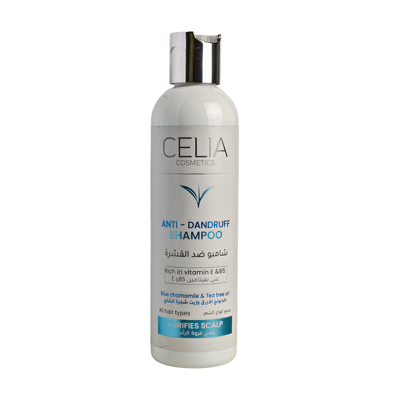 Buy Anti Dandruff Shampoo Blue Chamomile Tea Tree CELIA 350ml