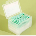 Minigood Dental Floss with Sodium Fluoride for Cavity Prevention, 80 Count