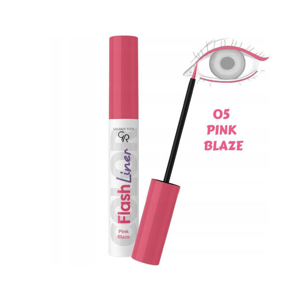 Golden Rose Flash Liner Eyeliner, No. 05 Pink Flame, 3.5ml