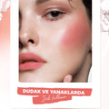 Cream Fair Cheek 2-in-1 Tint Frosty Shade Versatile Formula Pastel 10g