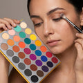 Eyeshadow Palette 35 Colors Matte Shimmer Neutral Kara Beauty 49g