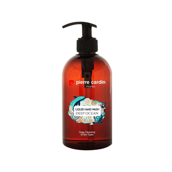 Pierre Cardin Deep Ocean Liquid Hand Wash, 480ml, with Glycerin & Vitamin E