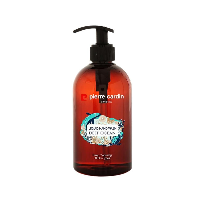 Pierre Cardin Deep Ocean Liquid Hand Wash, 480ml, with Glycerin & Vitamin E