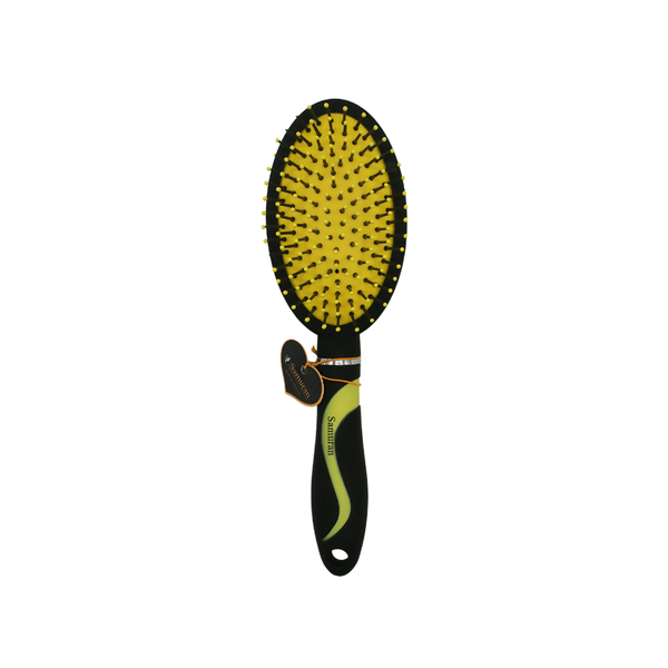 Samoran MS-9551-92P Detangling Hairbrush Non-Slip Handle Random Color