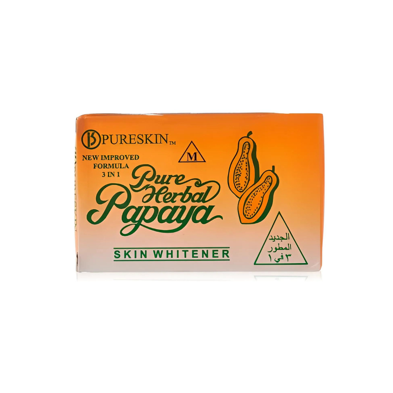 Papaya Facial Soap Brightening Hydrating Formula Pureskin 135g