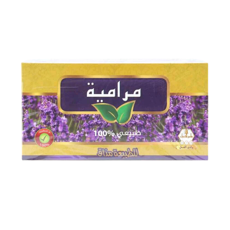 Wadi Al Nahal Sage Herbal Infusion, 100% Natural, 30 Sachets