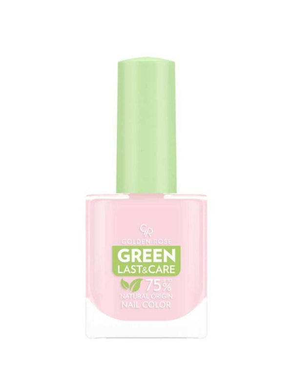 Green Nail Polish Long Lasting Natural Golden Rose 10.2ml Shade 104 Pink