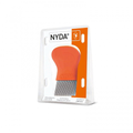 Nyda Metal Lice Comb Fine-Toothed Orange and Gray Head Lice and Nit Removal