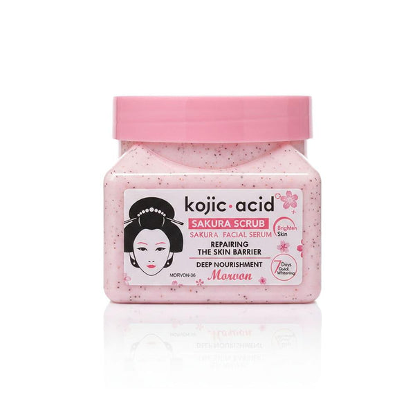 Brightening Body Scrub with Kojic Acid and Sakura Flower Extract 500ml