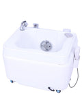 Salon System T098 Pedicure Tub with Jacuzzi & Wheels