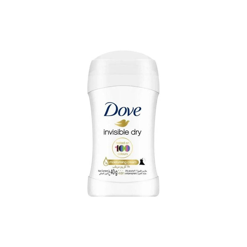 Dove Invisible Dry Deodorant Stick 48h Protection Alcohol-Free 40ml
