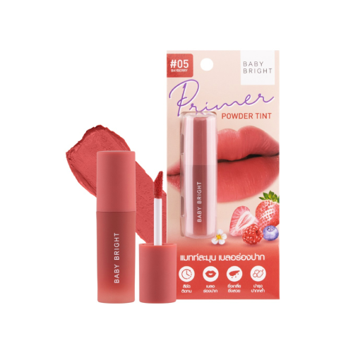Baby Bright Tint Powder Lipstick 05 Raspberry 2.4g