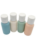 Empty Travel Containers Set Leak Proof Pastel 4-Pack Loveme Beauty 100ml
