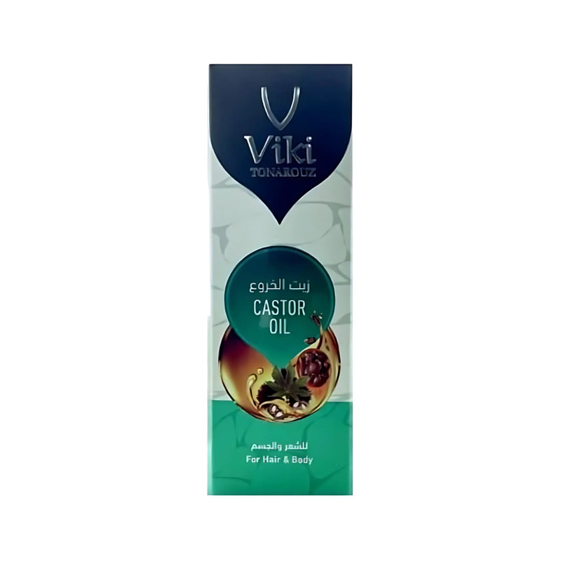 Vicky Castor Oil for Hair and Body, Natural Moisturizing Oil, 125ml