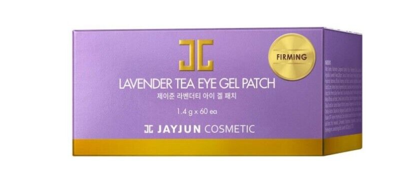Eye Gel Patches Lavender Tea Soothing Puffiness Relief JAYJUN 60 Patch