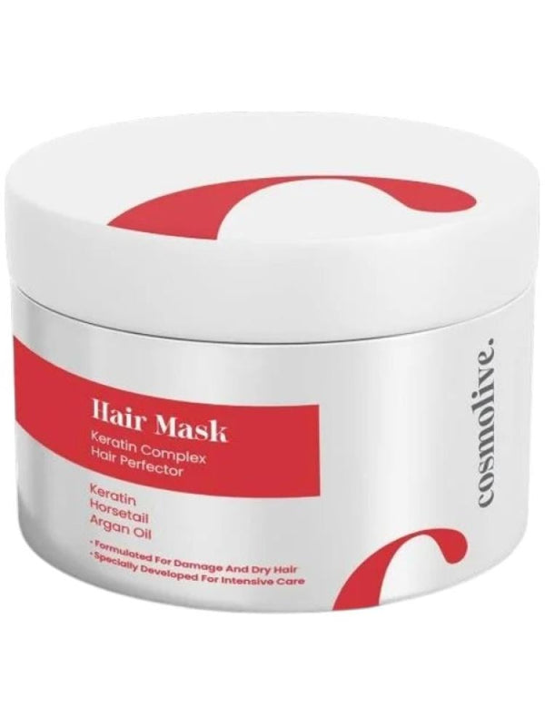 Keratin Hair Mask for Damaged Colored Hair Repair Cosmolive 250ml