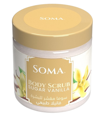 Soma Vanilla Sugar Body Scrub 500G - Exfoliates & Softens Skin