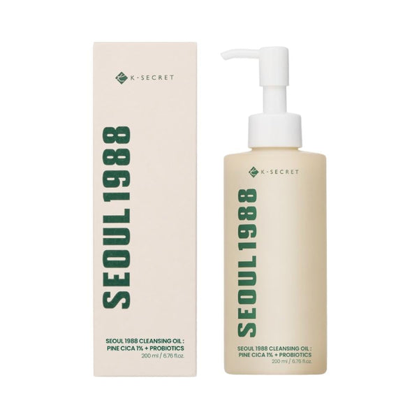 K-Secret Seoul 1988 Oil Wash, Pine Cica 1% and Probiotics, 200ml