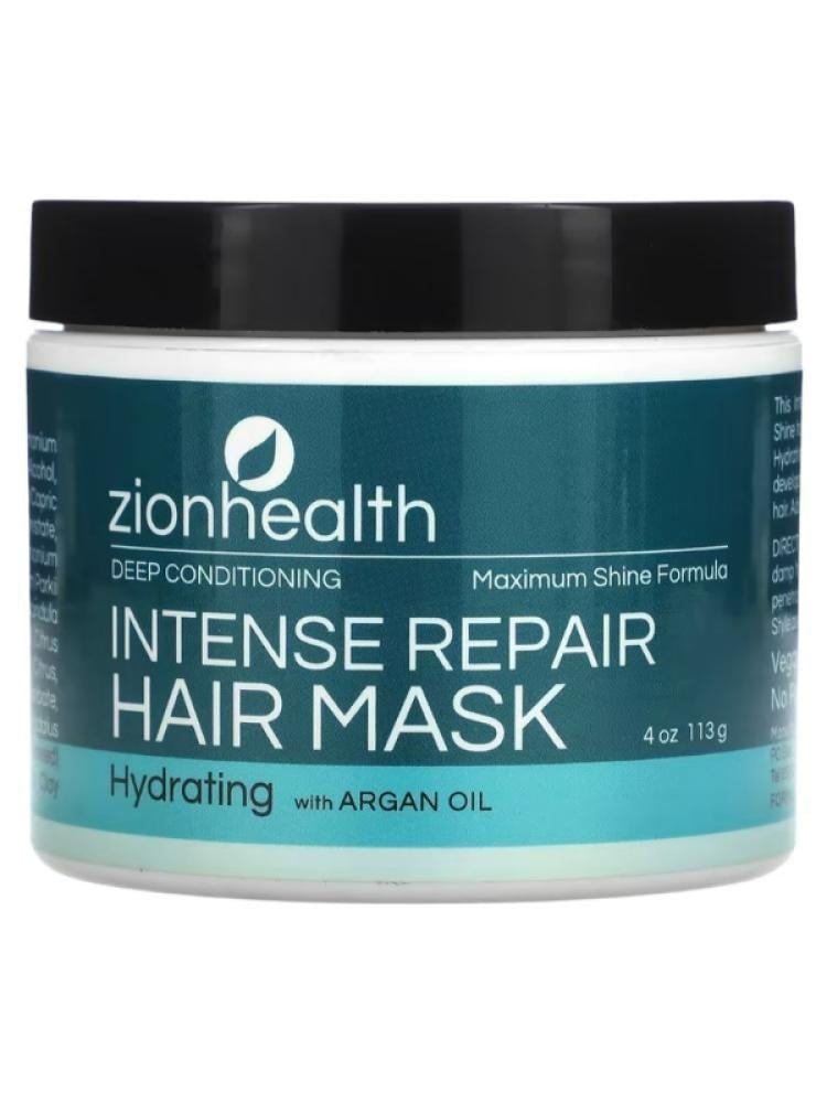 Repair Split Ends Hair Mask Argan Oil Intensive Zion Health 113g