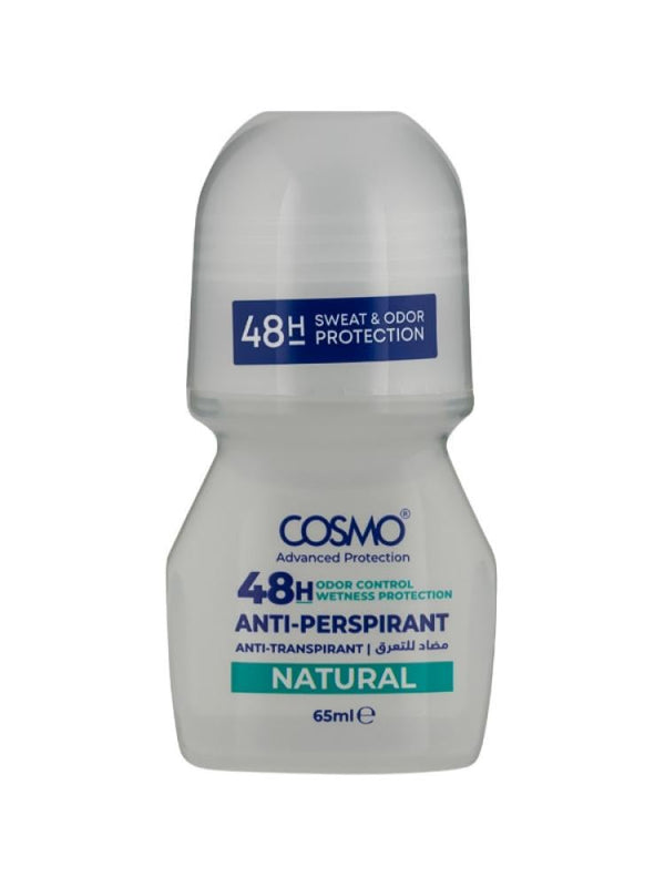 Cosmo Antiperspirant Roll-On with Tea Tree & Aloe Vera - 48-Hour Natural Freshness 65 ml