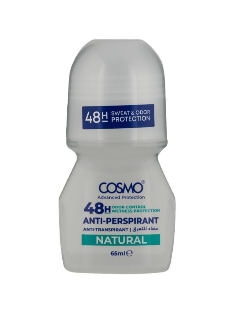 Cosmo Antiperspirant Roll-On with Tea Tree & Aloe Vera - 48-Hour Natural Freshness 65 ml