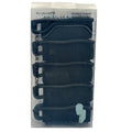 Salon System Hair Rollers with Clip - 5 Piece Black