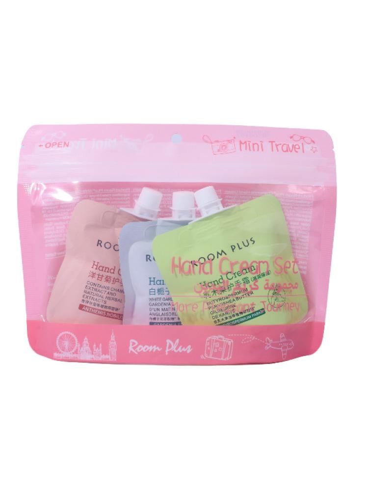 Hand Cream Set Mini Travel Size Chamomile Shea Butter Room Plus 3x30ml