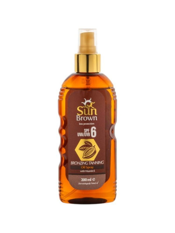 Sun Brown Cocoa Tanning Oil Spray SPF 6 - 200ml
