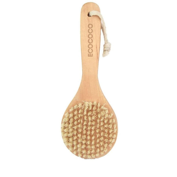 Exfoliating Body Brush for Dry Brushing with Dense Bristles by Ecococo, 1 Count