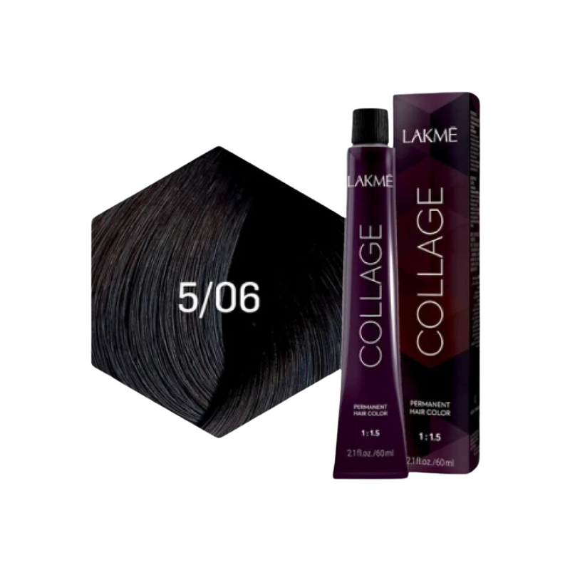 Lakme Permanent Hair Color 5.06 Warm Light Brown 60ml