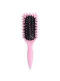 Hair System BK24-603 Hairbrush - Pink - Detangling - Ergonomic Handle