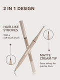 Best Brow Pencil 2-In-1 Precision Auburn Sheglam 1 Piece