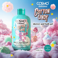 Cosmo Cotton Candy Shower Gel & Smoothing Body Scrub Set