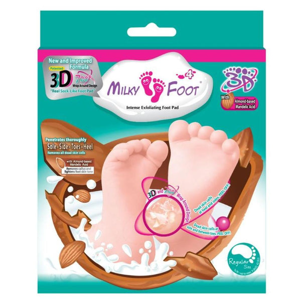 Foot Scrub Pad Exfoliating Dead Skin Removal Milky Foot 1 Piece