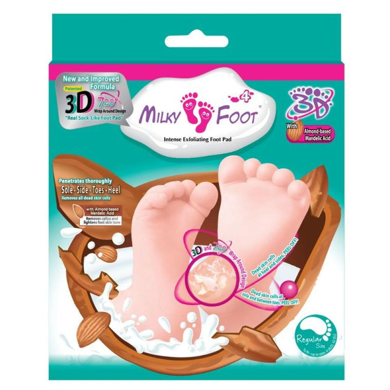 Foot Scrub Pad Exfoliating Dead Skin Removal Milky Foot 1 Piece