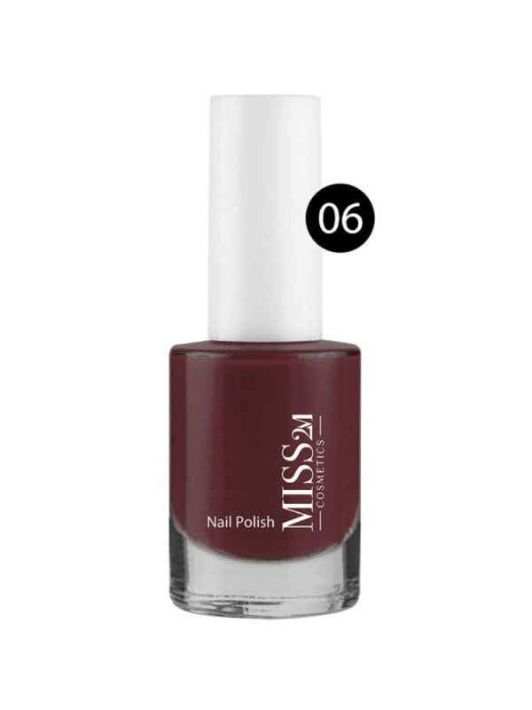 Miss 2M Nail Polish Shade 06 - Glossy Finish, 12ml