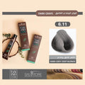 Dark Ash Blonde Hair Dye 6.11 Permanent Gray Coverage Salvatore 60g