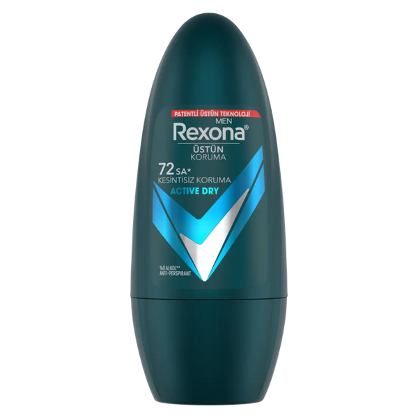 Roll On Deodorant for Men Active 48-Hour Protection Freshness Rexona 50ml