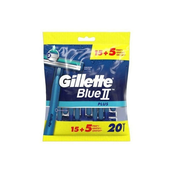 Gillette Razor Blades Men's Sensitive Skin Moisturising Strip 20 Pack