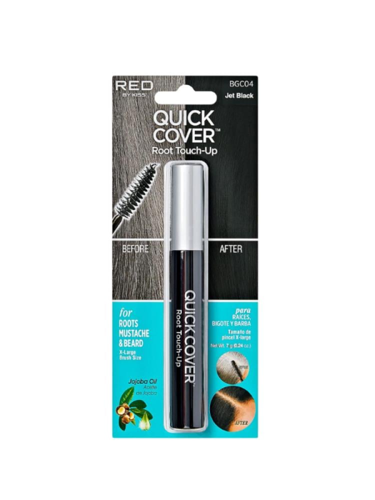 Red by Kiss Quick Cover Hair Brush - Dark Black Root Touch-Up